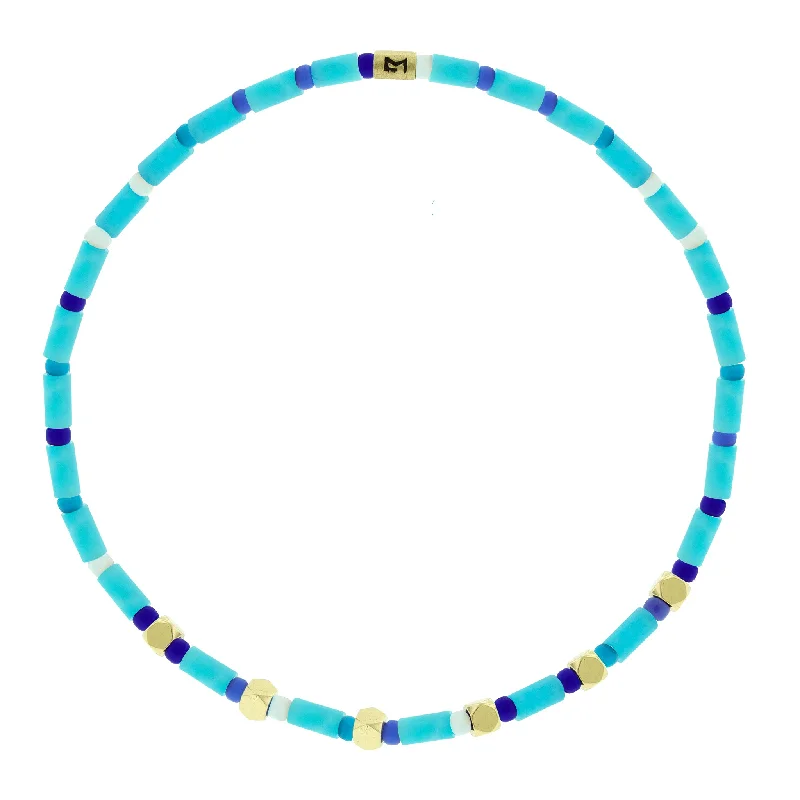 Handcrafted Beauty At Affordable Prices Mini Tetras on Sky Jasper Beaded Bracelet