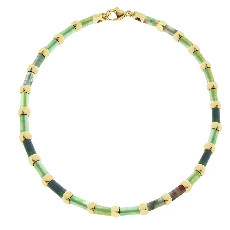 Best Jewelry Deals – Shop Premium Pieces At Great Prices Mini Tetras Moss Agate Beaded Bracelet with Clasp Best Jewelry Deals – Shop Premium Pieces At Great Prices Mini Tetras Moss Agate Beaded Bracelet with Clasp