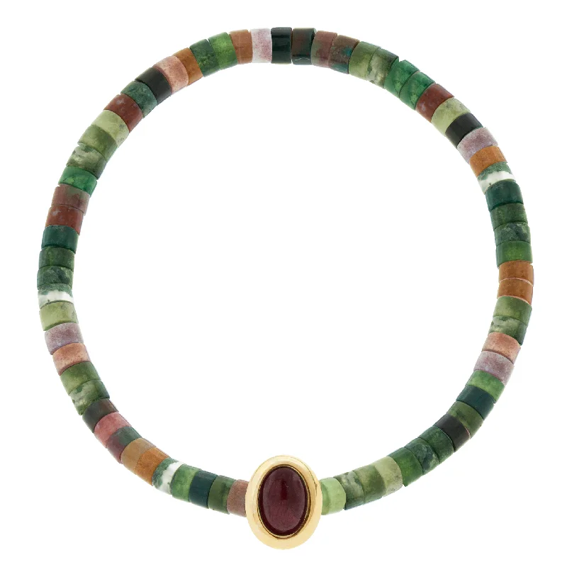 Don't Miss These Dazzling Jewelry Discounts Oval Garnet Cabochon Agate Beaded Bracelet Don't Miss These Dazzling Jewelry Discounts Oval Garnet Cabochon Agate Beaded Bracelet