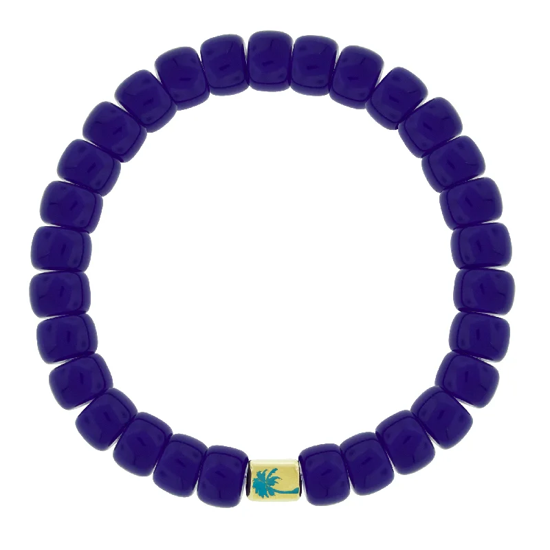 Unmissable Deals On Handmade Jewelry Collections PALM TREE Ingot on Blue Glass Bead Bracelet Unmissable Deals On Handmade Jewelry Collections PALM TREE Ingot on Blue Glass Bead Bracelet