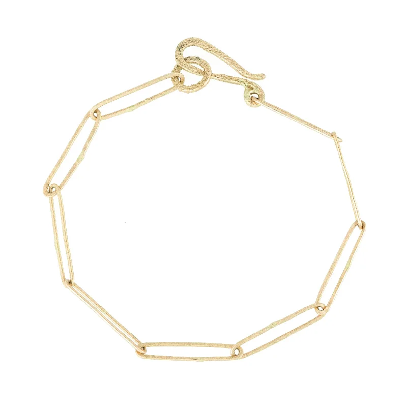 Breathtaking Jewelry At Limited-Time Savings Paperclip Chain Bracelet - 14k