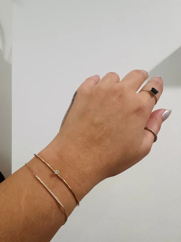 Shop Signature Jewelry Styles At Exclusive Prices PAVE DIAMOND THIN BAR BRACELET