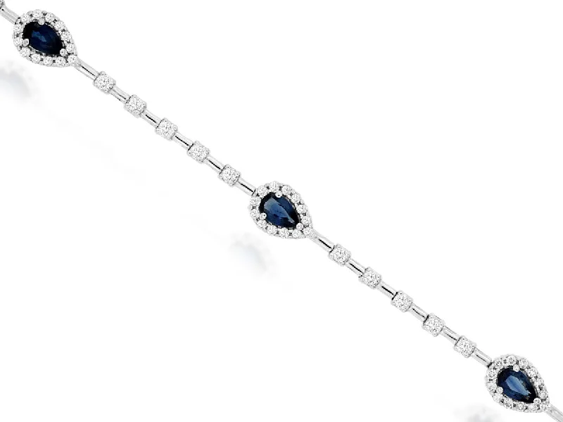 Best Jewelry Deals – Shop Premium Pieces At Great Prices Pear Shaped Sapphire and Round Diamond Tennis Bracelet Best Jewelry Deals – Shop Premium Pieces At Great Prices Pear Shaped Sapphire and Round Diamond Tennis Bracelet