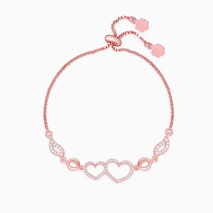 Discounted Luxury Jewelry – Shine Without The Splurge Rose Gold Bright Heart Bracelet Discounted Luxury Jewelry – Shine Without The Splurge Rose Gold Bright Heart Bracelet