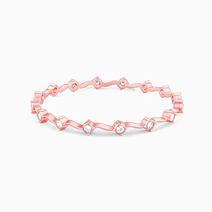 Fashion-Forward Jewelry At Incredible Prices Rose Gold Glimmering Statement Bangle Fashion-Forward Jewelry At Incredible Prices Rose Gold Glimmering Statement Bangle