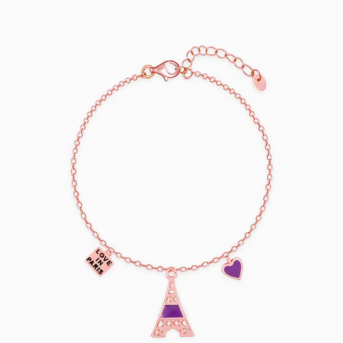 Stunning Jewelry At A Fraction Of The Price Rose Gold Love In Paris Bracelet