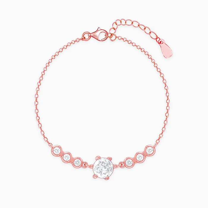 Bestselling Jewelry Now On Sale – Elevate Your Look Rose Gold Solitaire Grace Bracelet