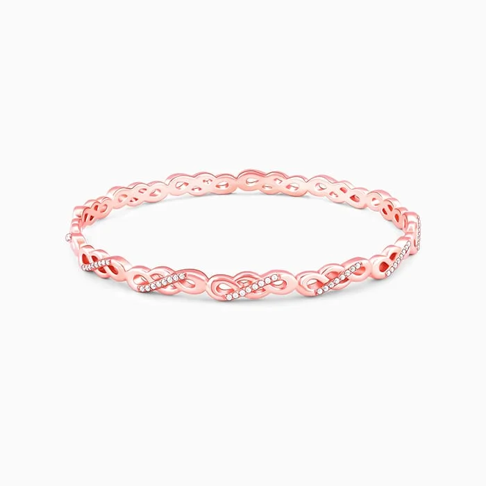 Limited-Time Offer On Elegant Jewelry Pieces Rose Gold Sparkle In Grace Bangle Bracelet Limited-Time Offer On Elegant Jewelry Pieces Rose Gold Sparkle In Grace Bangle Bracelet