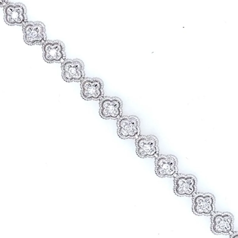 Upgrade Your Jewelry Collection For Less Rounded and Milgrain Edge Design Diamond Tennis Bracelet Upgrade Your Jewelry Collection For Less Rounded and Milgrain Edge Design Diamond Tennis Bracelet
