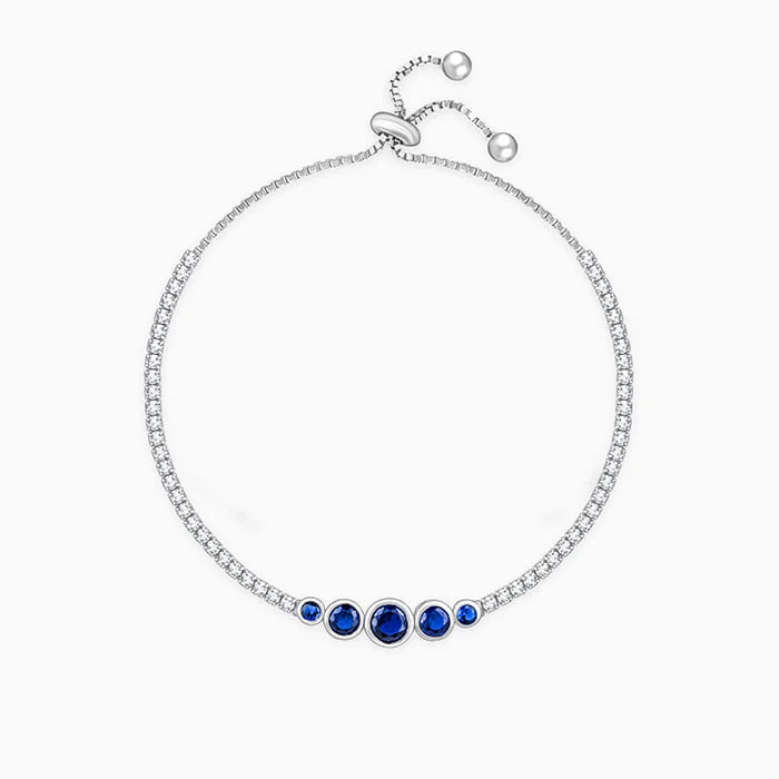 Exclusive Jewelry Sale – Grab Timeless Pieces Now Silver Arc of Blue Bracelet