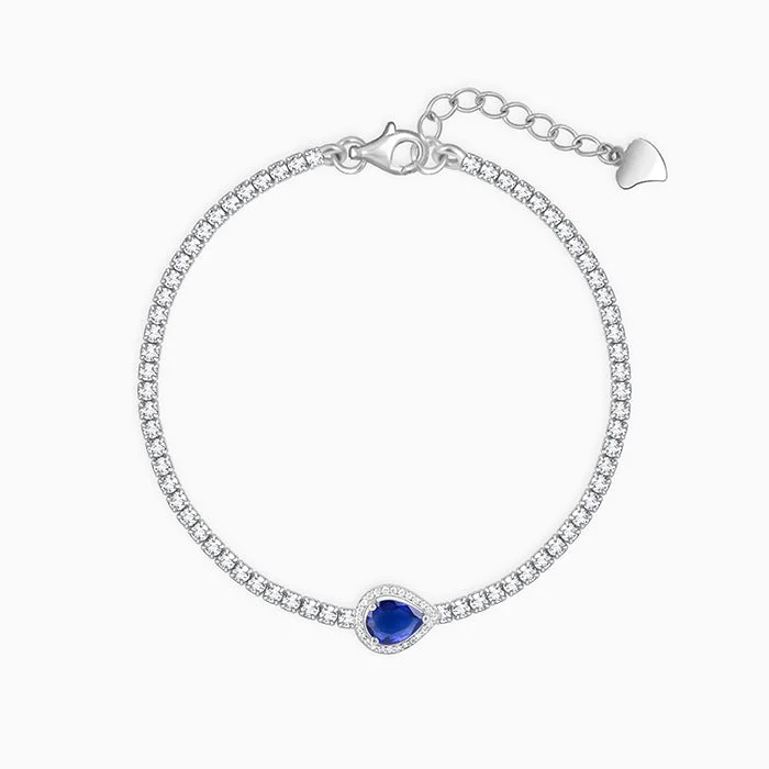 Seasonal Jewelry Sale – Upgrade Your Style Today Silver Bliss of Blue Tennis Bracelet Seasonal Jewelry Sale – Upgrade Your Style Today Silver Bliss of Blue Tennis Bracelet