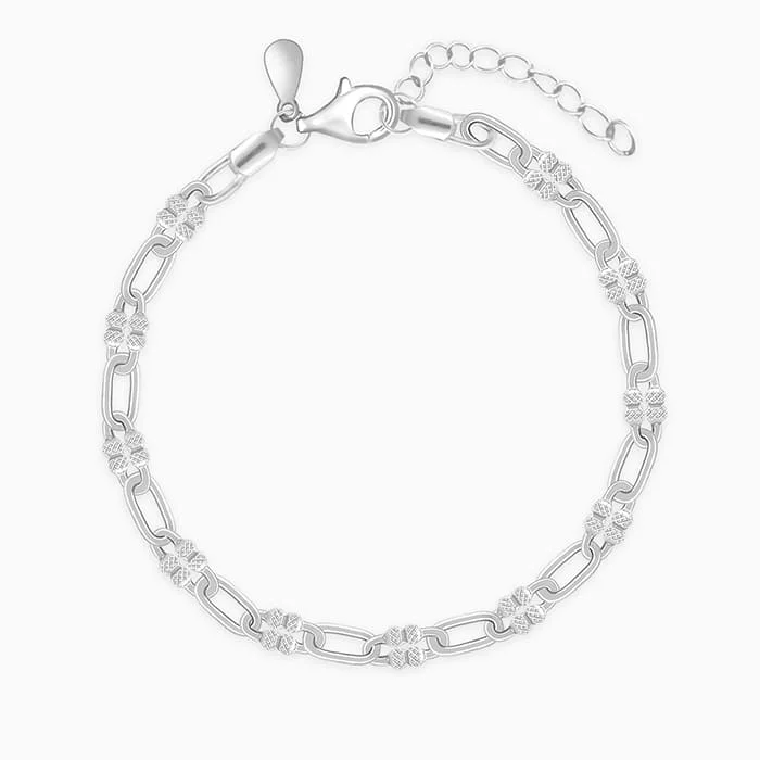 Shop Trending Jewelry With Exclusive Savings Silver Forever Linked Bracelet