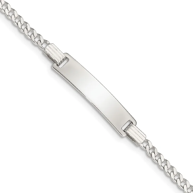 Personalized Jewelry Sale – Unique Pieces At Great Prices Sterling Silver 5.5-inch 6MM Childrens Lobster Clasp ID Bracelet Personalized Jewelry Sale – Unique Pieces At Great Prices Sterling Silver 5.5-inch 6MM Childrens Lobster Clasp ID Bracelet