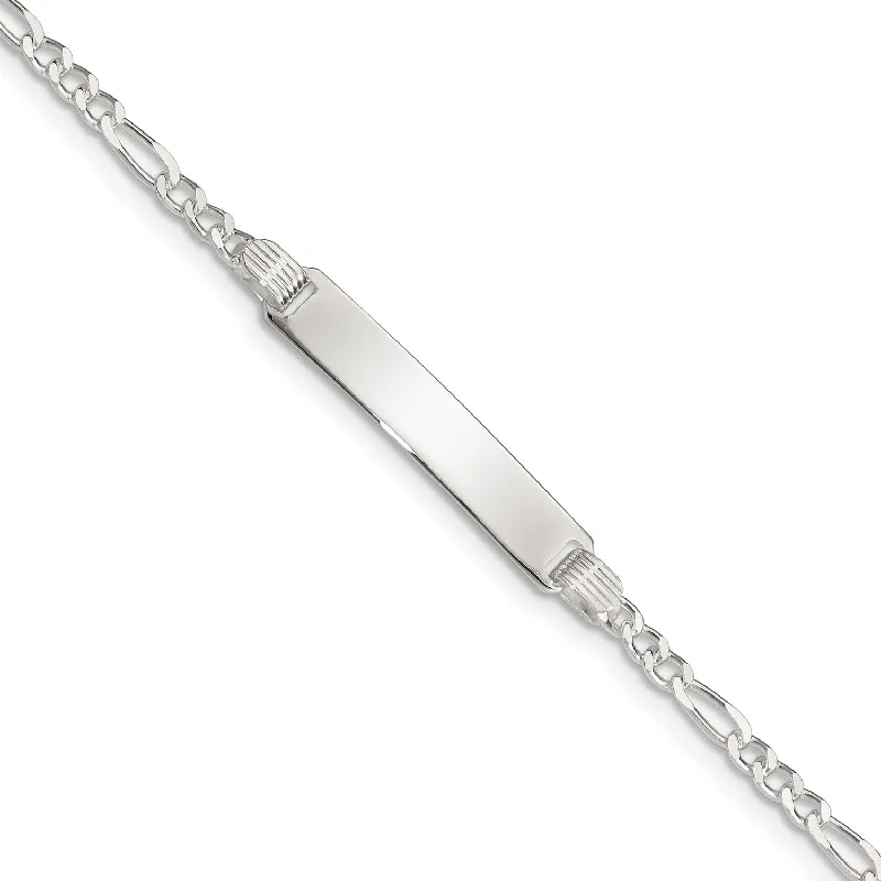 Sparkle On A Budget – Fine Jewelry For Less Engravable Sterling Silver 6-inch 6MM Childrens Lobster Clasp ID Bracelet
