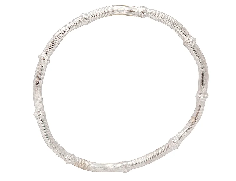Don't Miss Our Biggest Jewelry Sale Of The Season Sterling Silver Bamboo Bangle