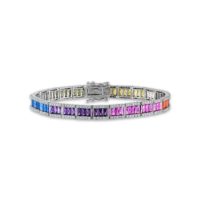 Limited-Time Offer On Elegant Jewelry Pieces Sterling Silver Cubic Zirconia 7.5-inch Tennis Bracelet Limited-Time Offer On Elegant Jewelry Pieces Sterling Silver Cubic Zirconia 7.5-inch Tennis Bracelet