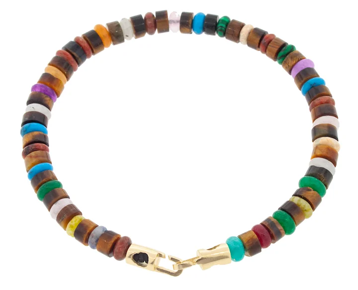 Trending Jewelry Now Available At Exclusive Prices Tiger's Eye Multicolor Bead Bracelet with Hook Clasp Trending Jewelry Now Available At Exclusive Prices Tiger's Eye Multicolor Bead Bracelet with Hook Clasp