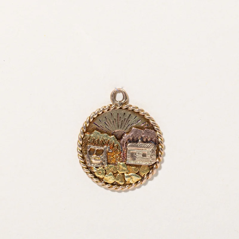 Limited-Stock Jewelry Sale – Shop Before It's Gone 10k Two Tone Gold Home Charm
