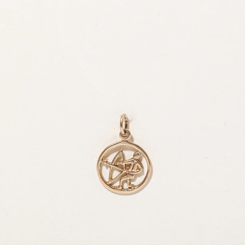 Luxury Jewelry Now At Special Promotional Rates 10k Yellow Gold Archer Charm