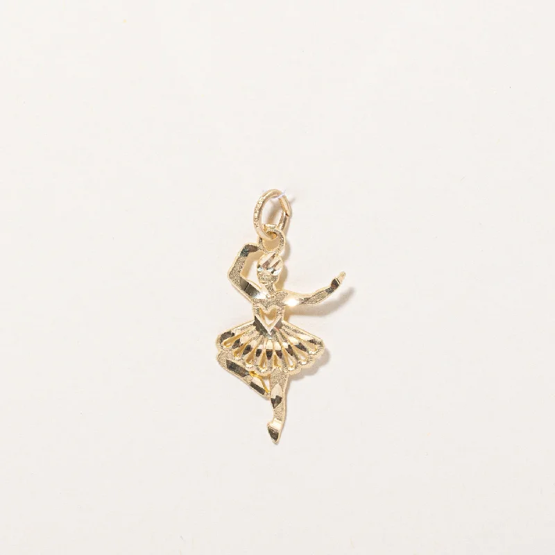 Shop Handcrafted Jewelry At Special Promotional Rates 10k Yellow Gold Ballerina Charm Shop Handcrafted Jewelry At Special Promotional Rates 10k Yellow Gold Ballerina Charm