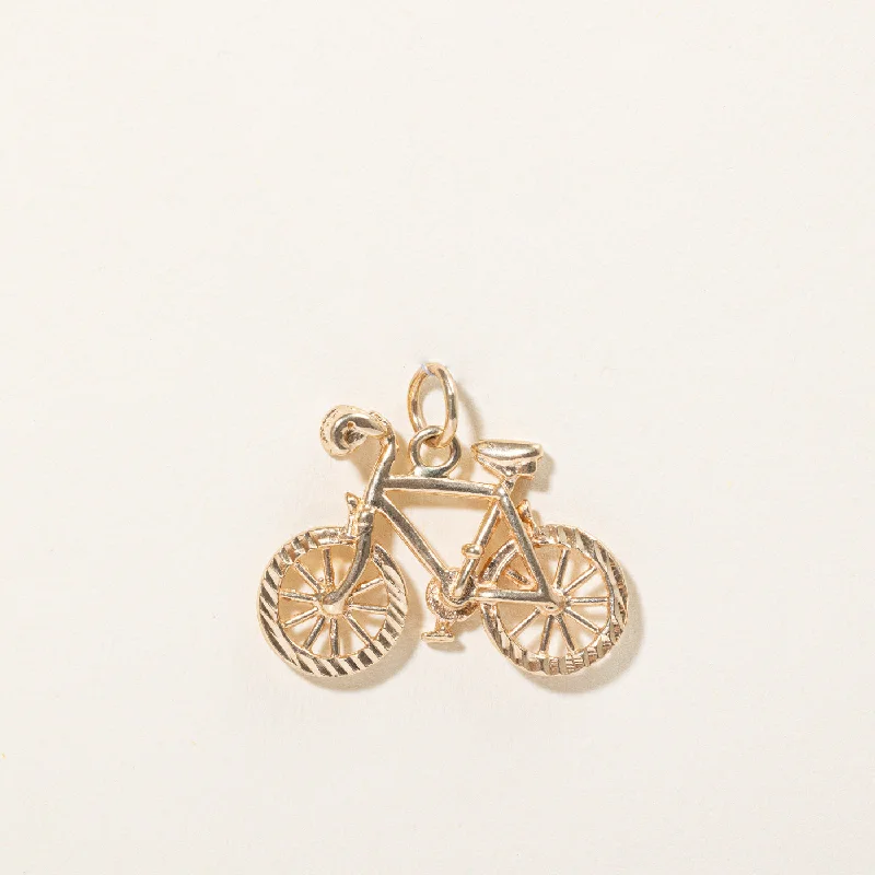 Your Perfect Accessory Now At The Best Price 10k Yellow Gold Bicycle Charm