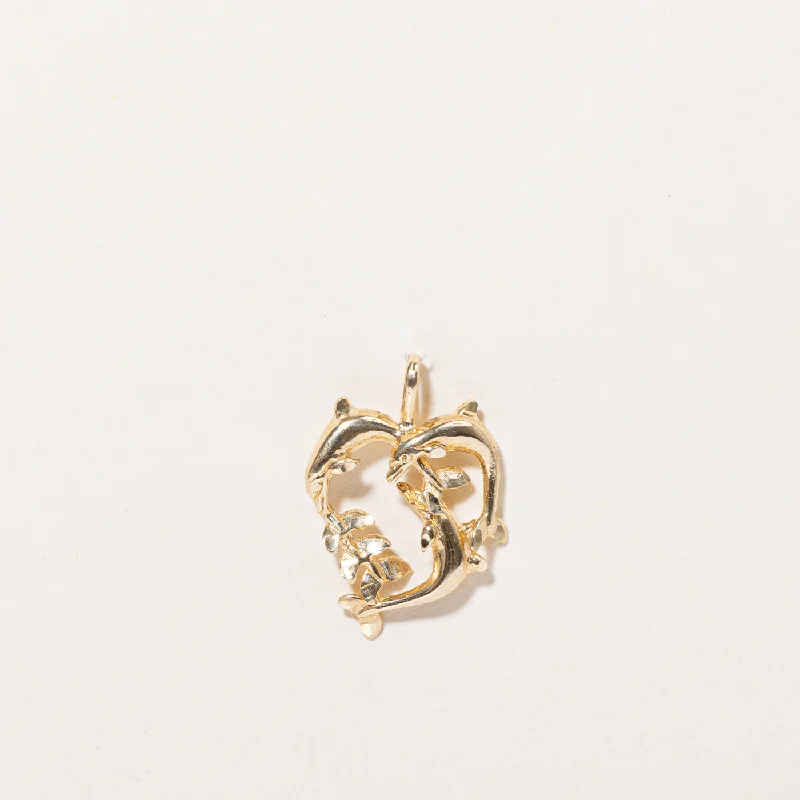 Once-A-Year Jewelry Deals – Shop Before They’Re Gone 10k Yellow Gold Dolphin Heart Pendant Once-A-Year Jewelry Deals – Shop Before They’Re Gone 10k Yellow Gold Dolphin Heart Pendant