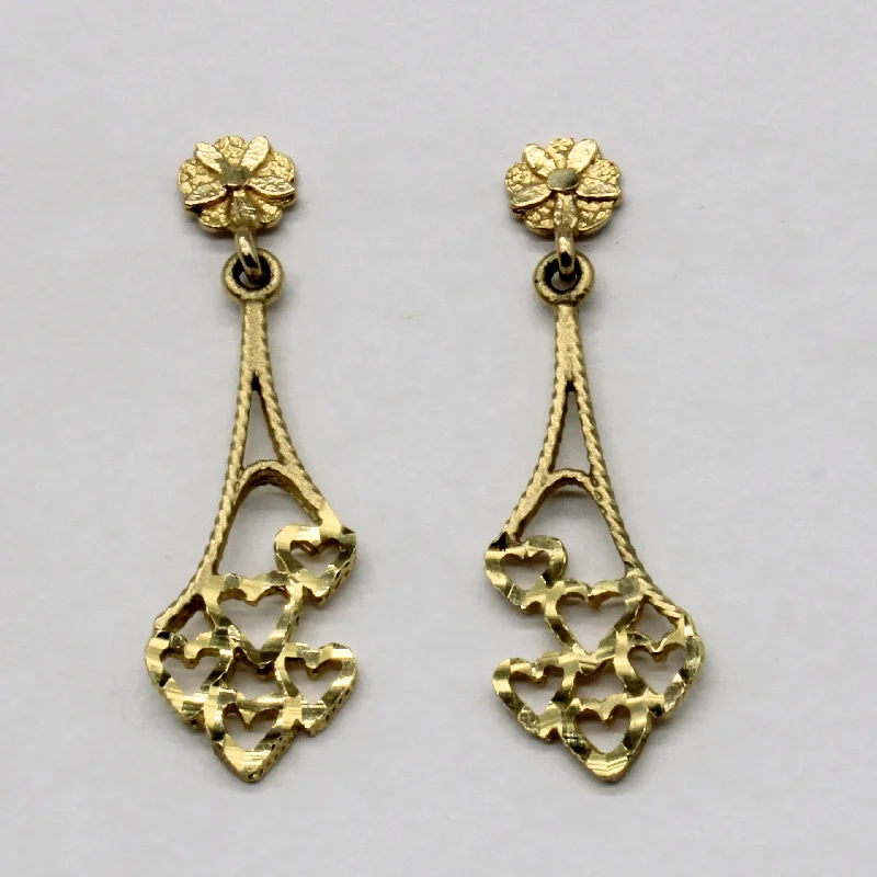 Special Sale On Handcrafted Jewelry – Shop Today 10k Yellow Gold Drop Earrings