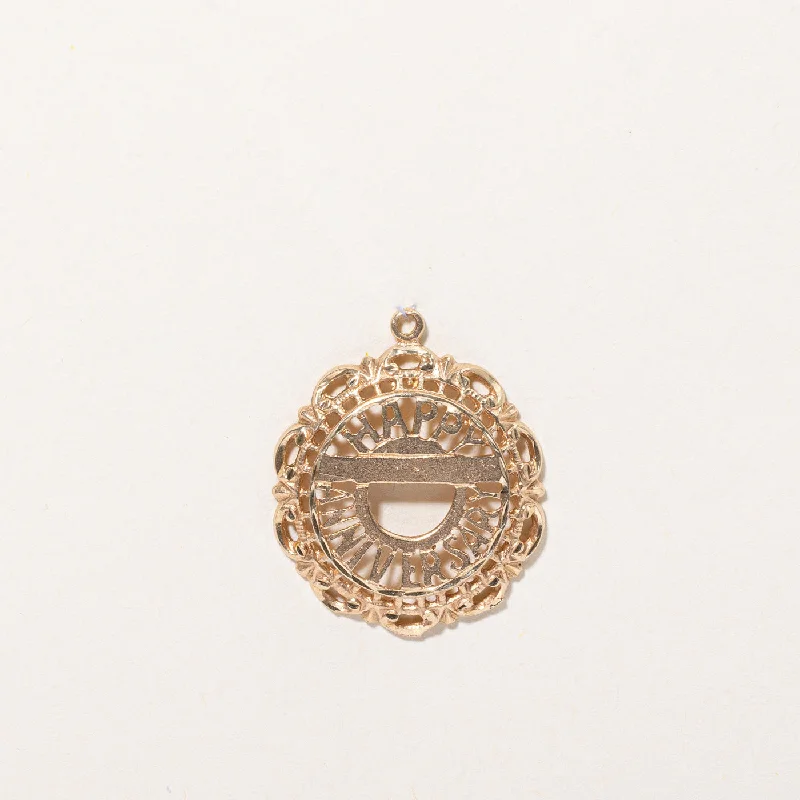 Trending Jewelry Now At Unbeatable Prices 10k Yellow Gold "Happy Anniversary" Pendant Trending Jewelry Now At Unbeatable Prices 10k Yellow Gold "Happy Anniversary" Pendant
