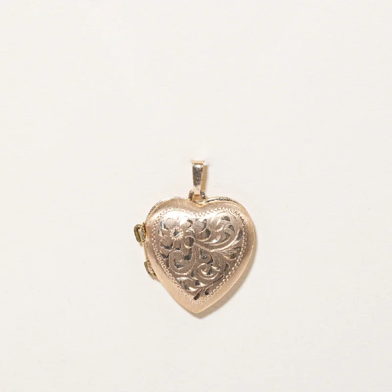Personalized Jewelry At Special Discount Rates 10k Yellow Gold Heart Locket Pendant