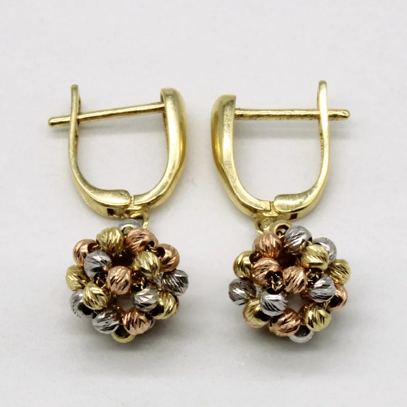Buy More, Save More On Stunning Jewelry Designs 14k Multi Tone Gold Drop Earrings
