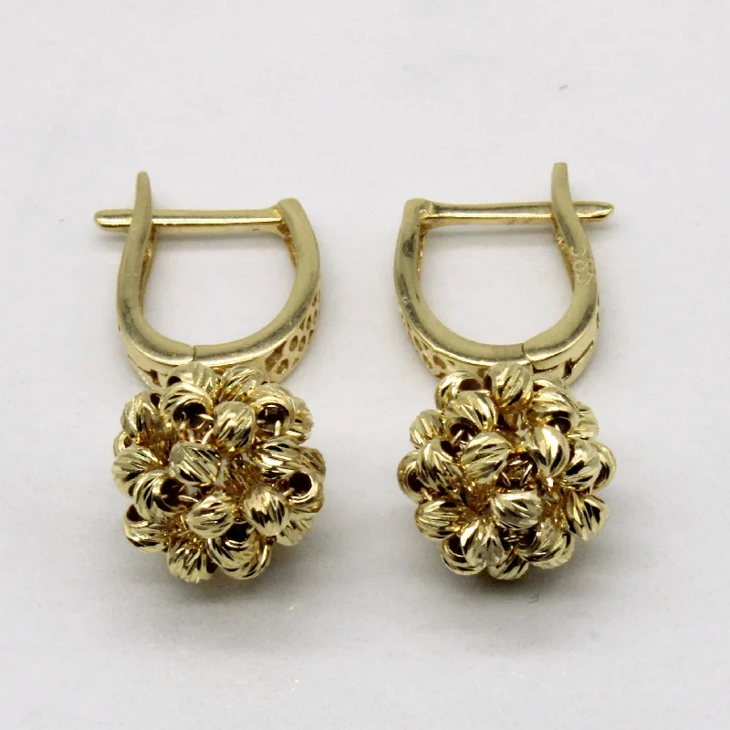 Premium Diamond Jewelry At Once-In-A-Lifetime Discounts 14k Yellow Gold Drop Earrings Premium Diamond Jewelry At Once-In-A-Lifetime Discounts 14k Yellow Gold Drop Earrings