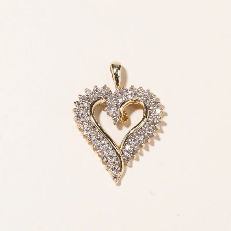 Save On Luxury Jewelry Pieces – Limited-Time Offers 14K Yellow Gold Heart Shaped Diamond Pendant | 1.09ctw Save On Luxury Jewelry Pieces – Limited-Time Offers 14K Yellow Gold Heart Shaped Diamond Pendant | 1.09ctw