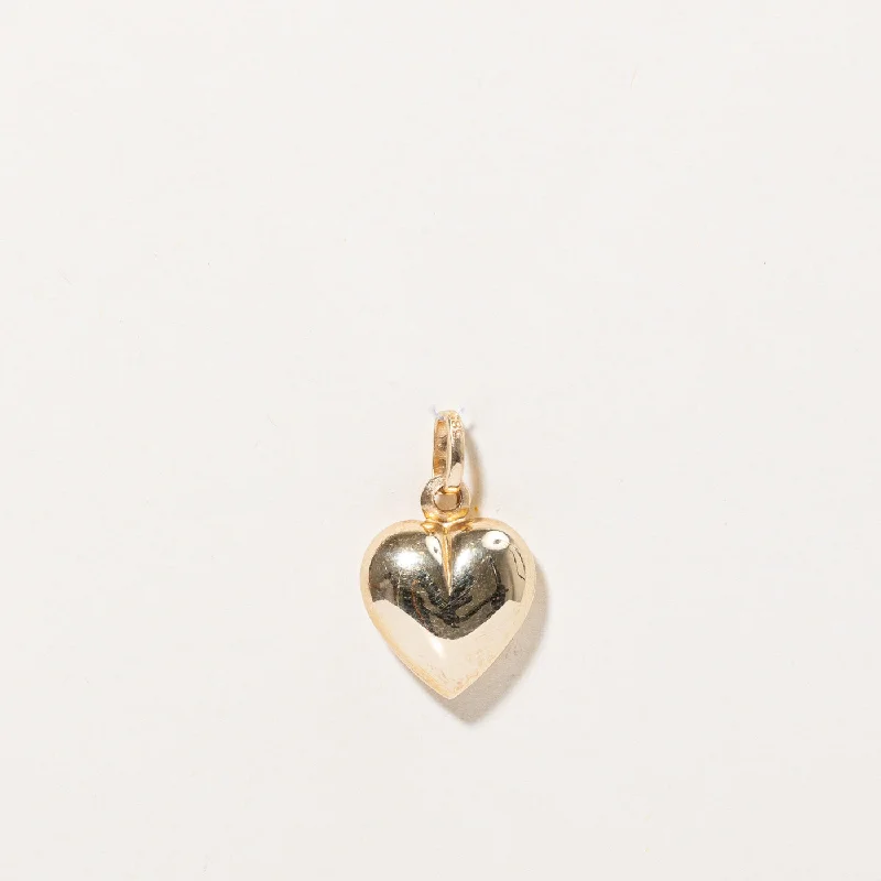 Timeless Elegance, Temporary Discounts – Act Fast 14k Yellow Gold Heart Charm