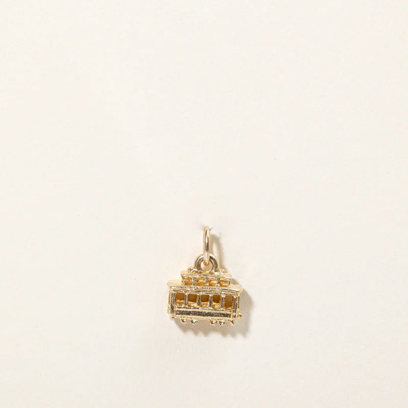 Affordable Gold-Plated Jewelry For Modern Fashion 14k Yellow Gold Street Car Charm