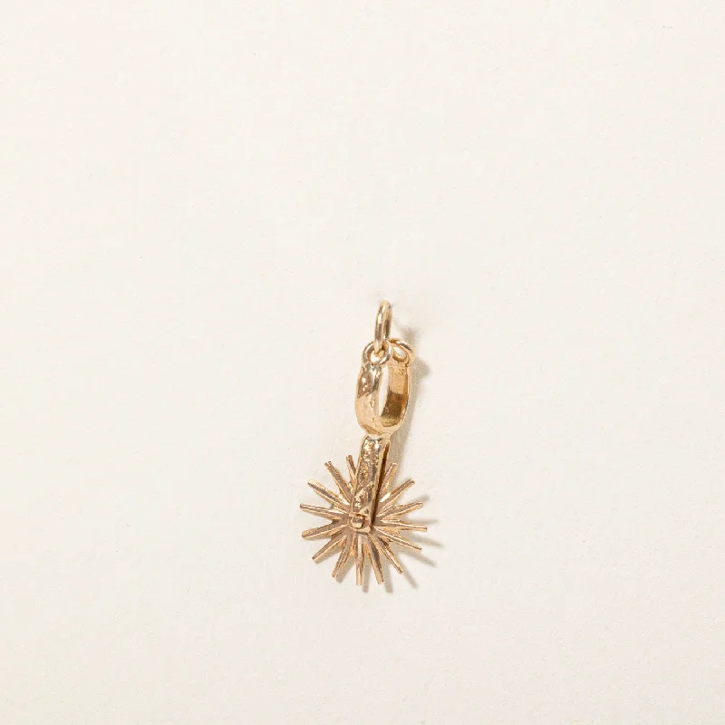 Shine Without Limits – Jewelry Sale Happening Now 18k Yellow Gold Boot Spur Charm