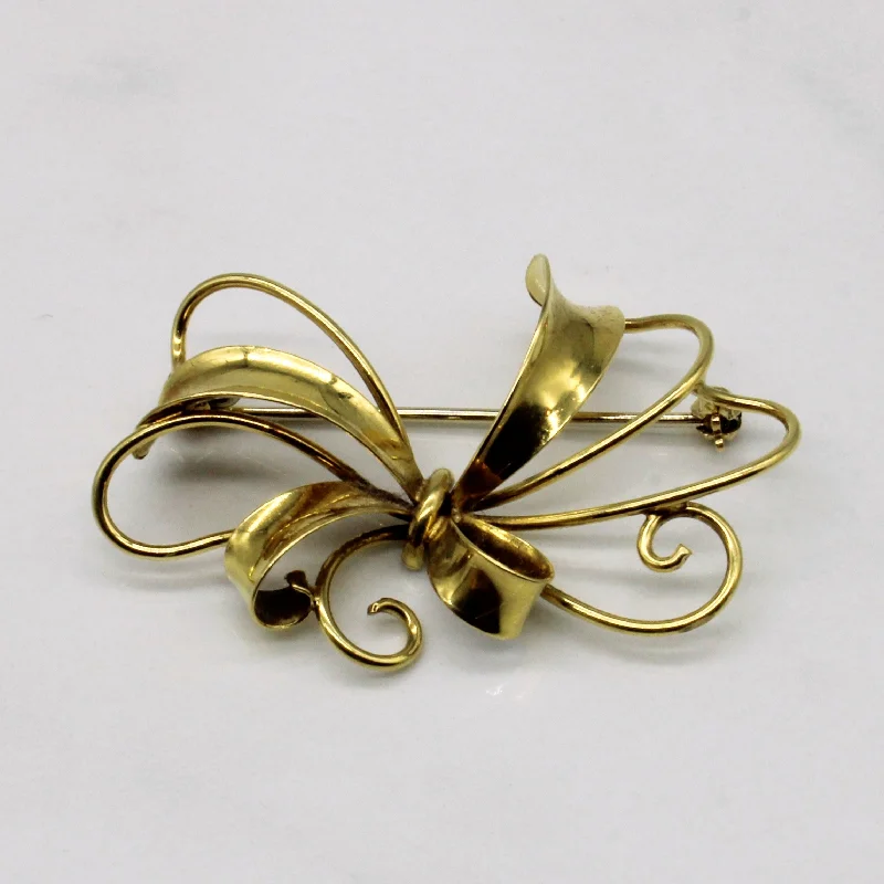 Accessorize For Less – Luxury Jewelry At Affordable Prices 18k Yellow Gold Bow Brooch Accessorize For Less – Luxury Jewelry At Affordable Prices 18k Yellow Gold Bow Brooch