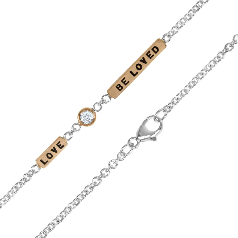 Classic And Modern Jewelry Styles On Sale 2mm Silver Love, Be Loved Chain