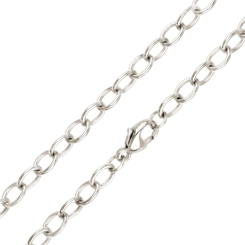 Big Discounts On Elegant Jewelry Collections 4.8mm Silver Chain