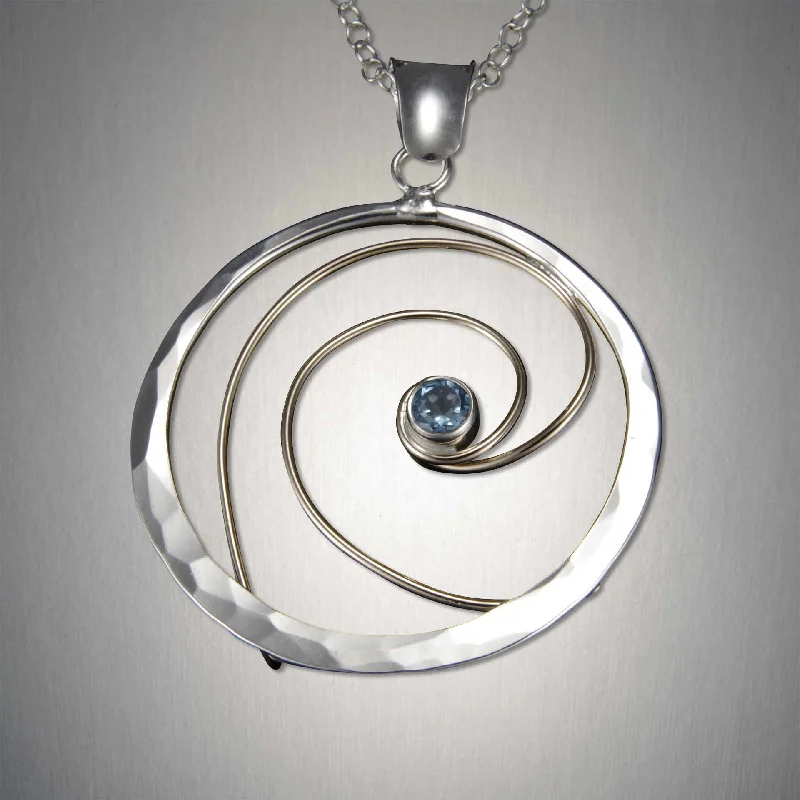 Eco-Friendly Sustainable Jewelry For Conscious Buyers 4099  - Eye of the Storm Pendant