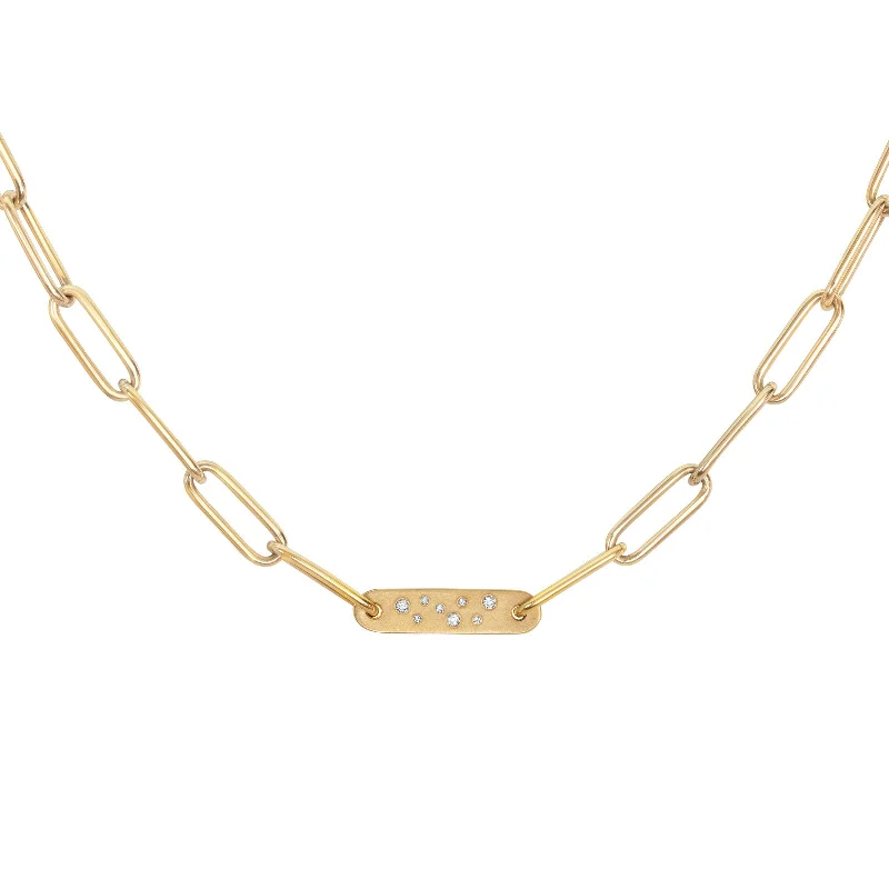 Timeless Elegance, Temporary Discounts – Act Fast 5.2mm Gold Diamond Flat Bar Chain