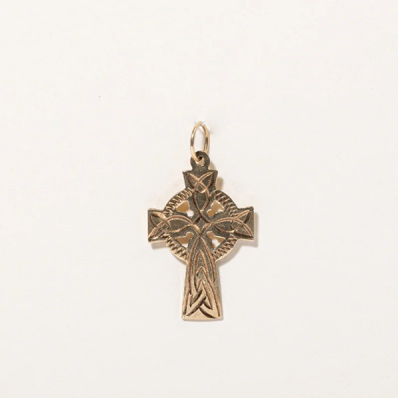 Dainty And Elegant Jewelry Now At Reduced Prices 9k Yellow Gold Cross Charm