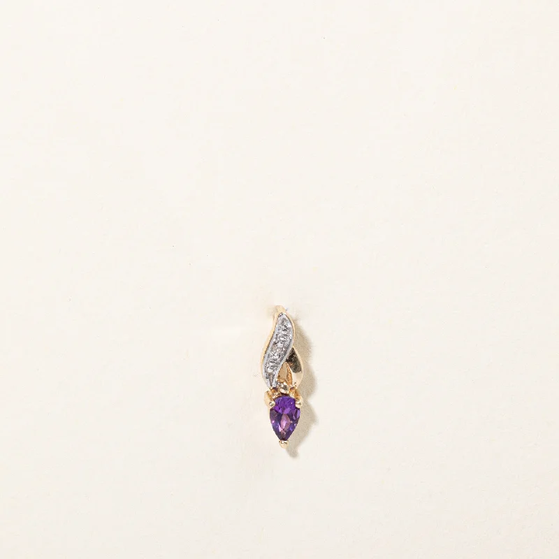 Trending Jewelry Styles Now At Limited-Time Discounts Amethyst & Diamond Pendant | 0.16ct, 0.01ct |