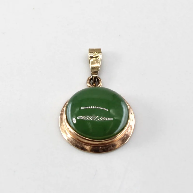 Grab Stylish Jewelry Before The Sale Ends Bezel Set Jade Pendant | 2.34ct |