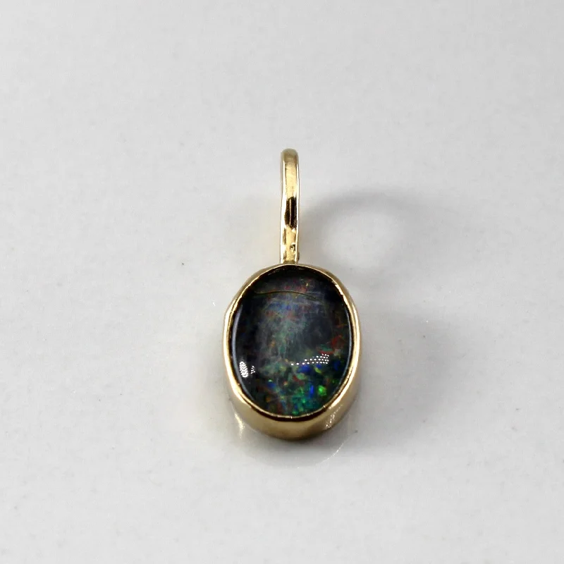 Affordable Luxury Jewelry For Every Occasion Bezel Set Opal Doublet Pendant | 0.20ct | Affordable Luxury Jewelry For Every Occasion Bezel Set Opal Doublet Pendant | 0.20ct |