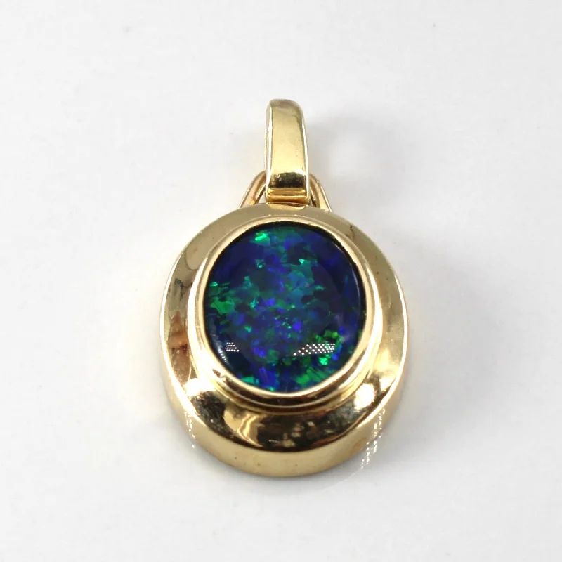 Elegant Jewelry, Exclusive Prices – Shop Now Bezel Set Opal Triplet Pendant | 0.90ct | Elegant Jewelry, Exclusive Prices – Shop Now Bezel Set Opal Triplet Pendant | 0.90ct |