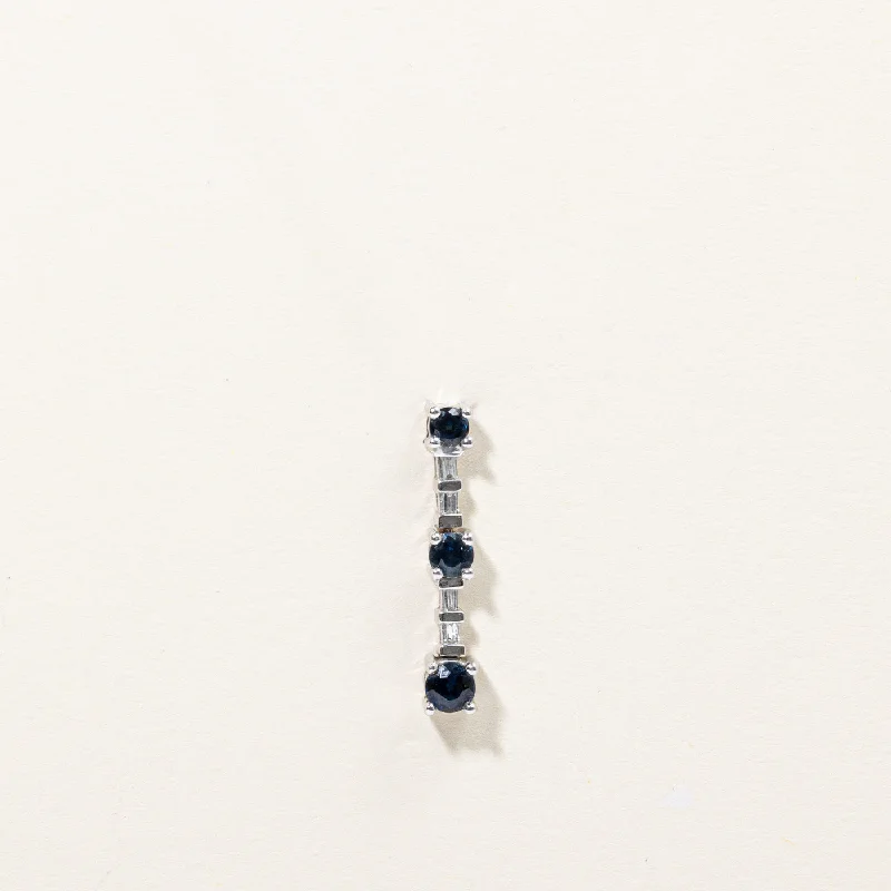 Premium Jewelry Now Available At Special Discounts Blue Sapphire & Diamond Column Pendant | 0.62ctw, 0.03ctw | Premium Jewelry Now Available At Special Discounts Blue Sapphire & Diamond Column Pendant | 0.62ctw, 0.03ctw |
