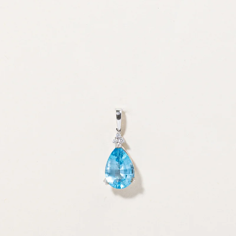 Shine Without Limits – Jewelry Sale Happening Now Blue Topaz & Diamond Pendant | 3.69ct, 0.04ctw | Shine Without Limits – Jewelry Sale Happening Now Blue Topaz & Diamond Pendant | 3.69ct, 0.04ctw |