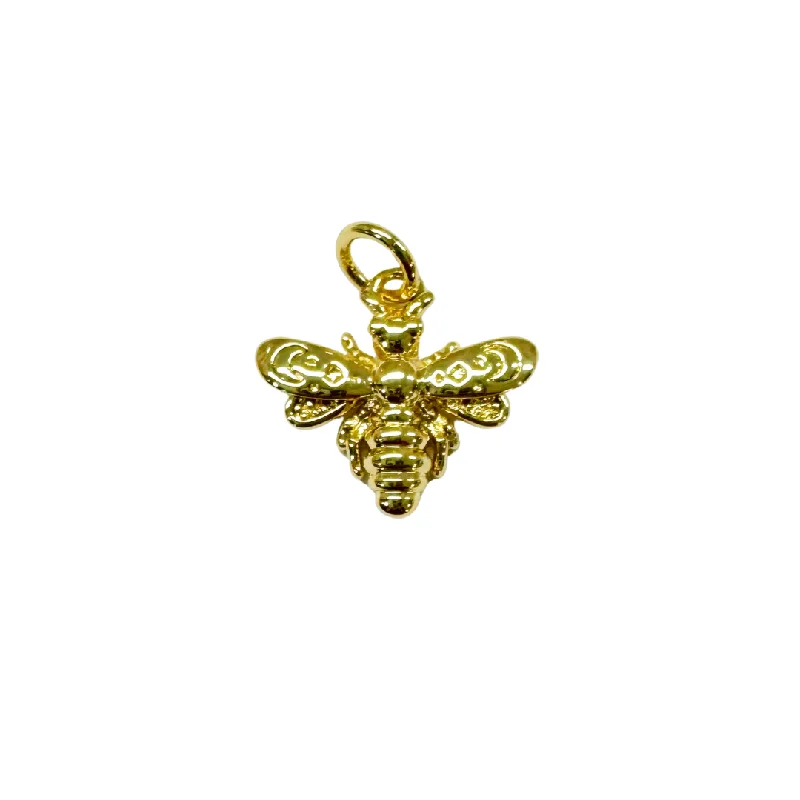 Trendy Minimalist Jewelry For Everyday Wear Bumble Bee Charm For Charm Necklace & Bracelet