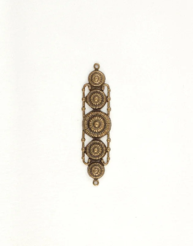 Seasonal Jewelry Deals – Elevate Your Style Rowed Medallions, 53x15mm, (1pc)