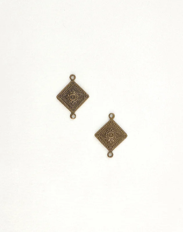Sparkle On A Budget – Fine Jewelry For Less Tiled Metalwork, 21x15mm, (2pcs)